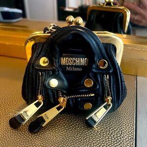Moschino Nappa Leather Biker bag